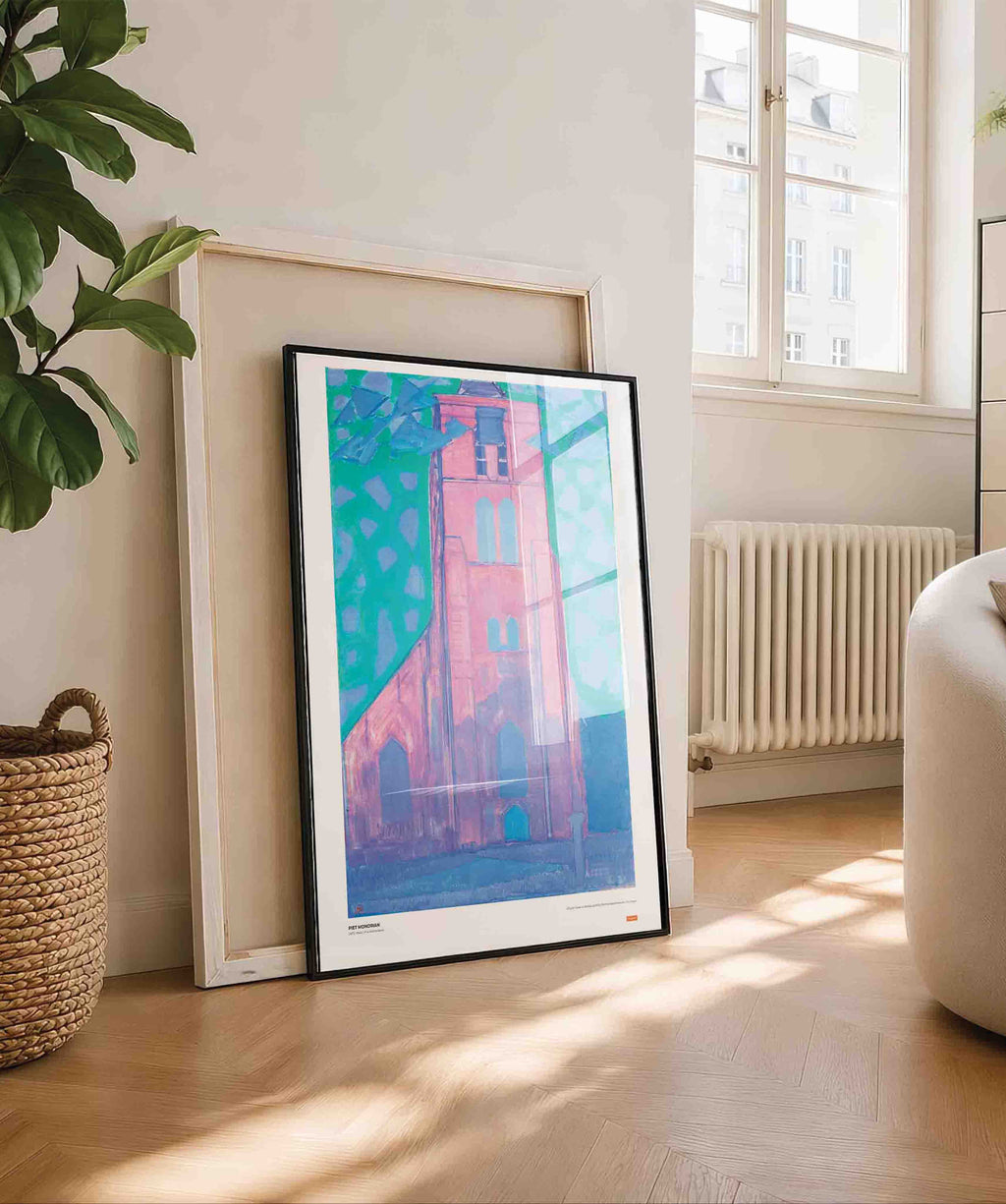 Piet Mondrian - Church Tower at Domburg Poster