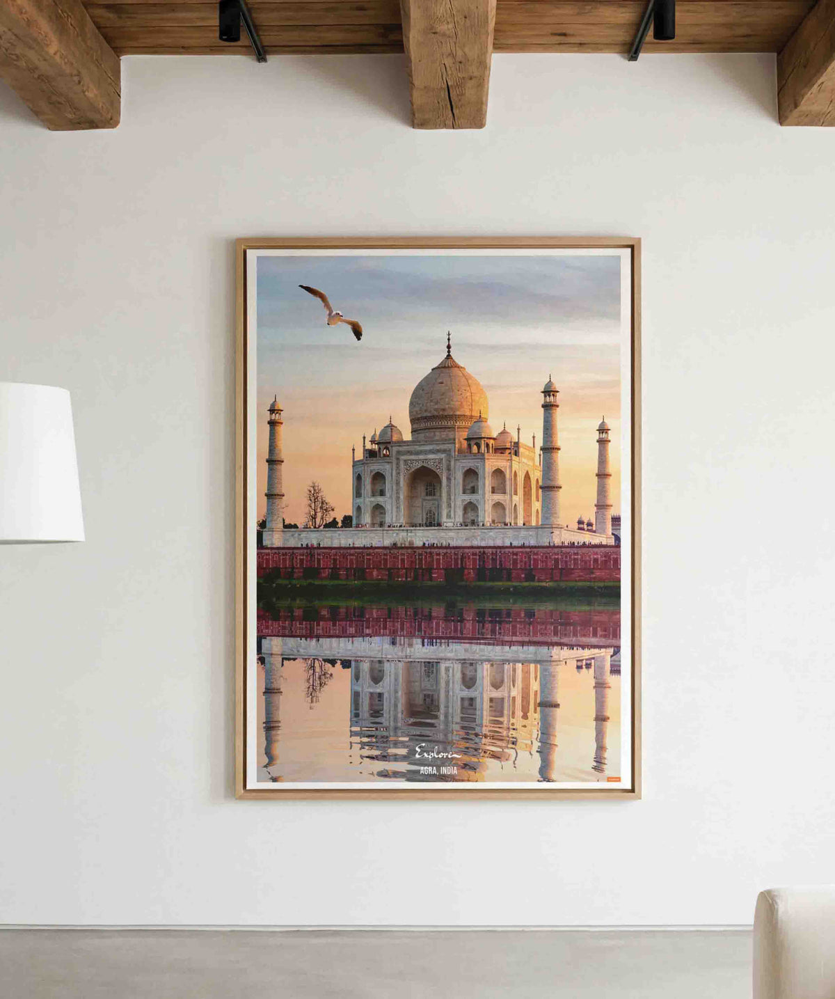 Explore Taj Mahal, India Poster