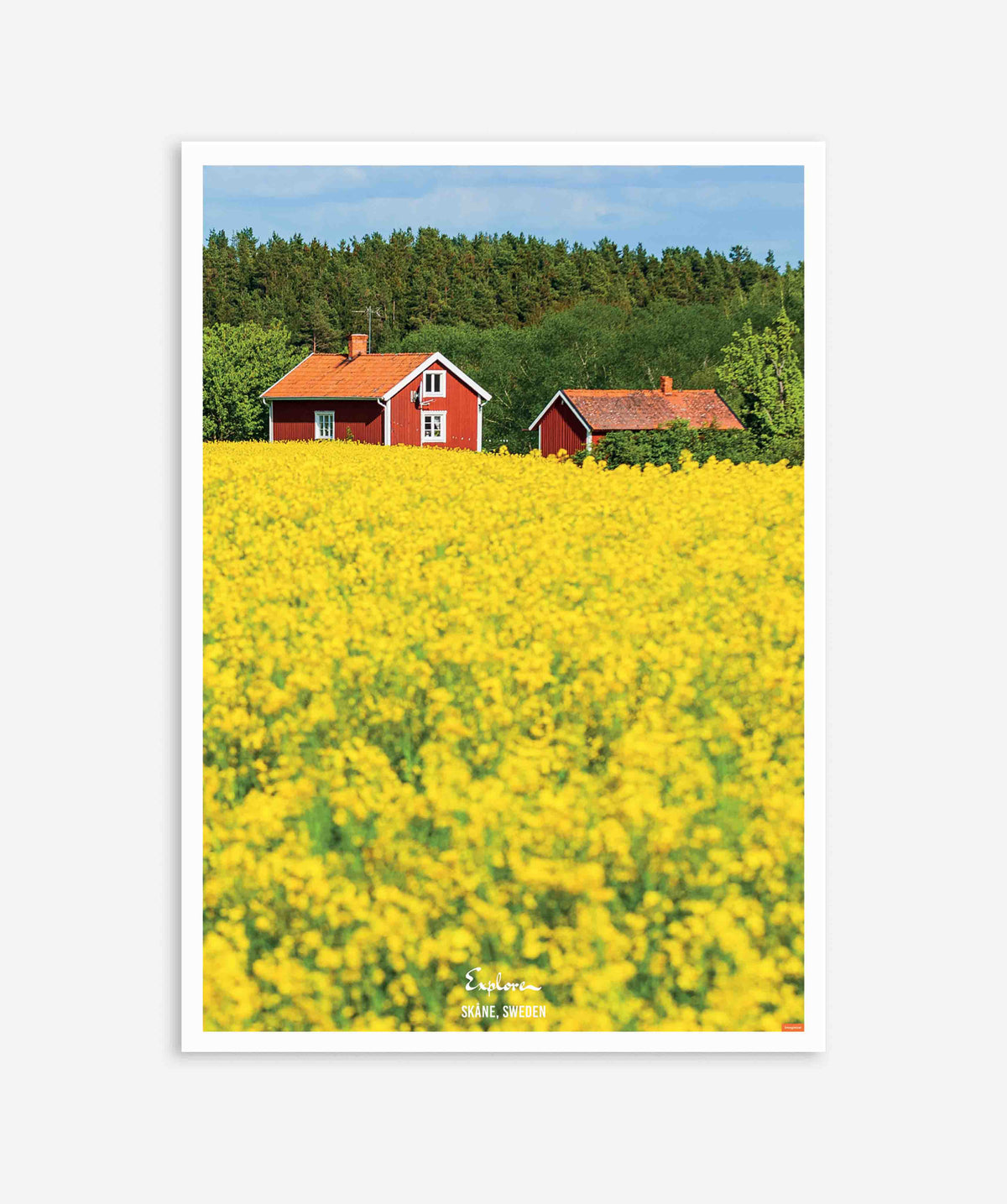 Explore Skane, Sweden Poster