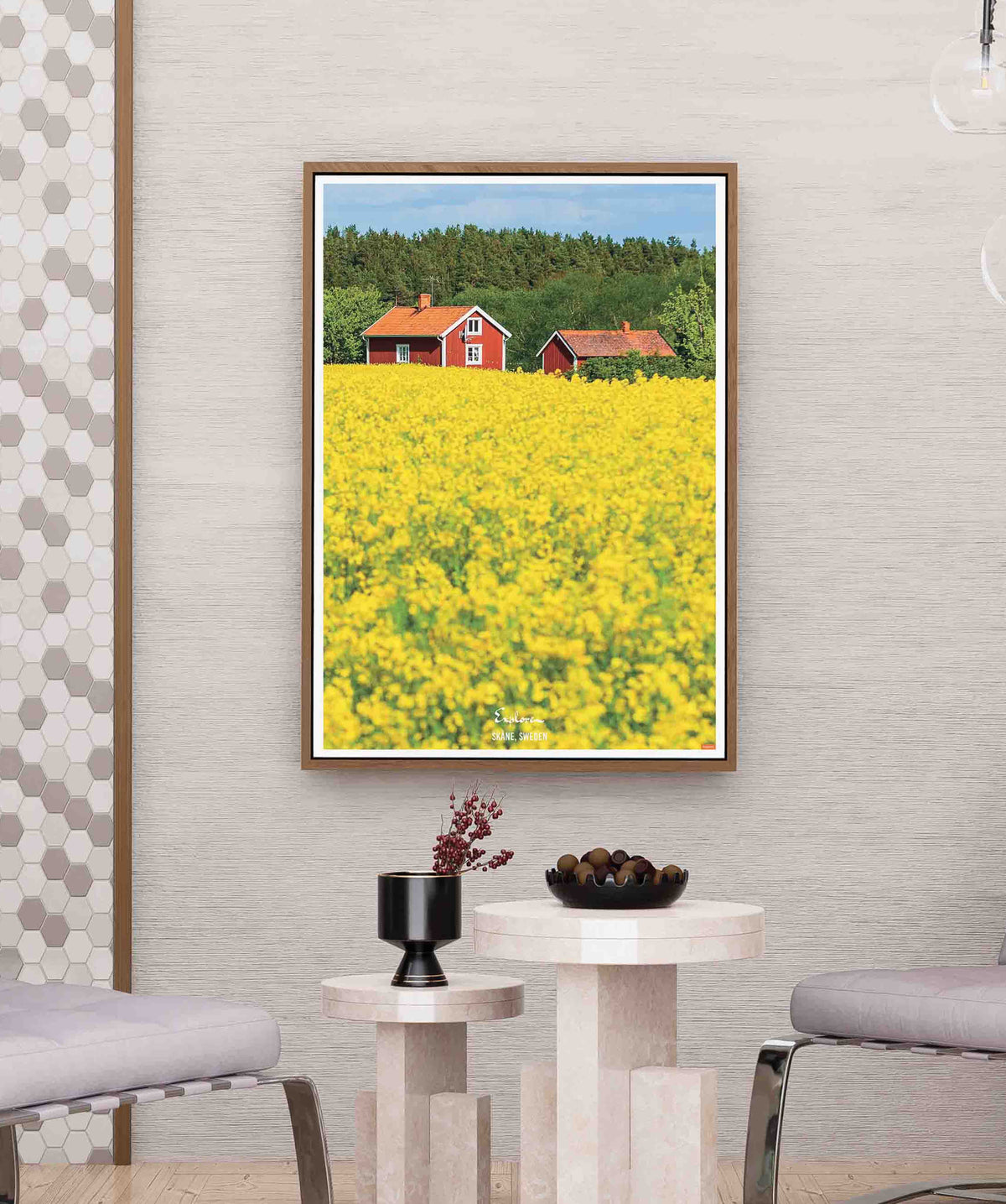 Explore Skane, Sweden Poster