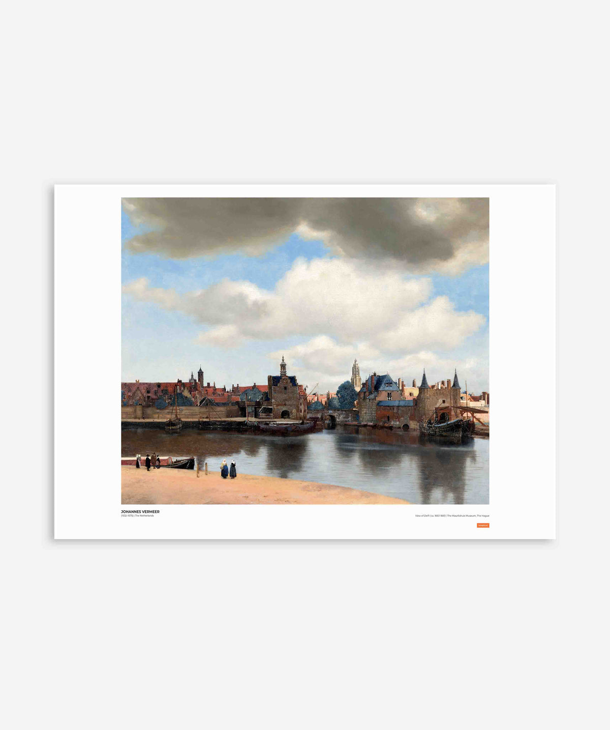 Johannes Vermeer - View of Delft Poster