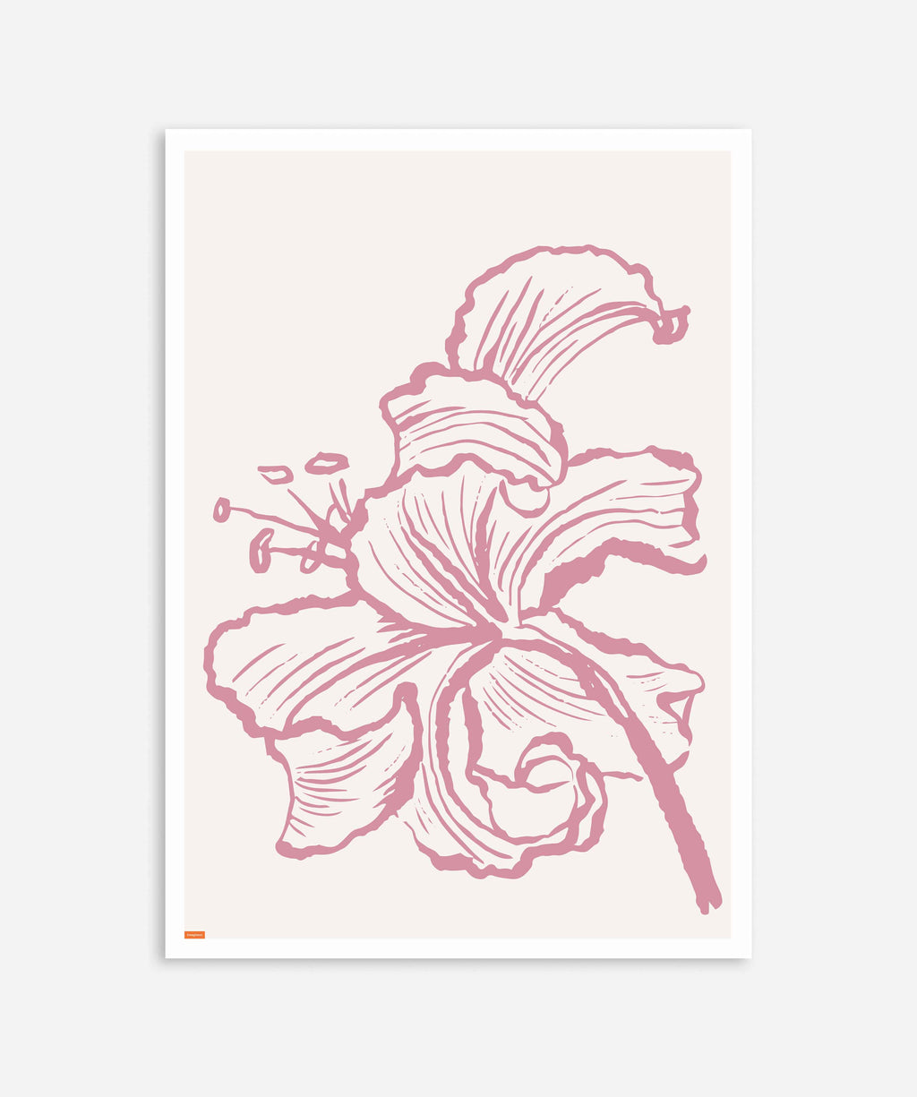 Minimalist Flower No.1 Poster