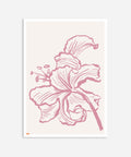 Minimalist Flower No.1 Poster
