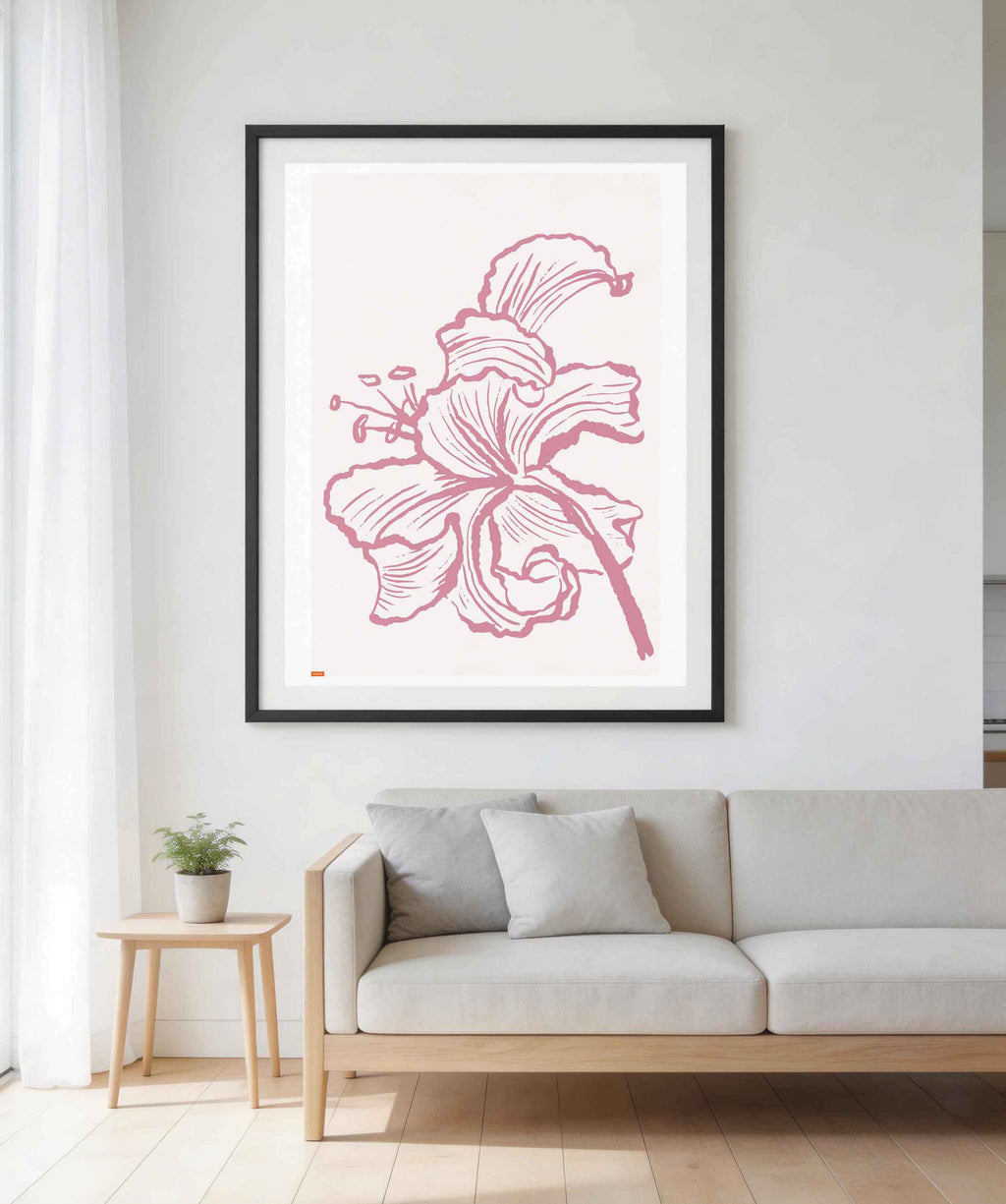 Minimalist Flower No.1 Poster