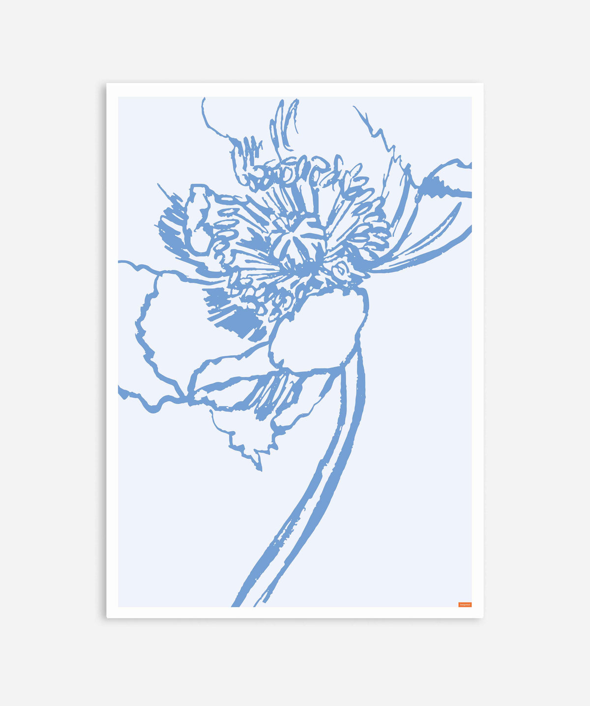 Minimalist Flower No.3 Poster