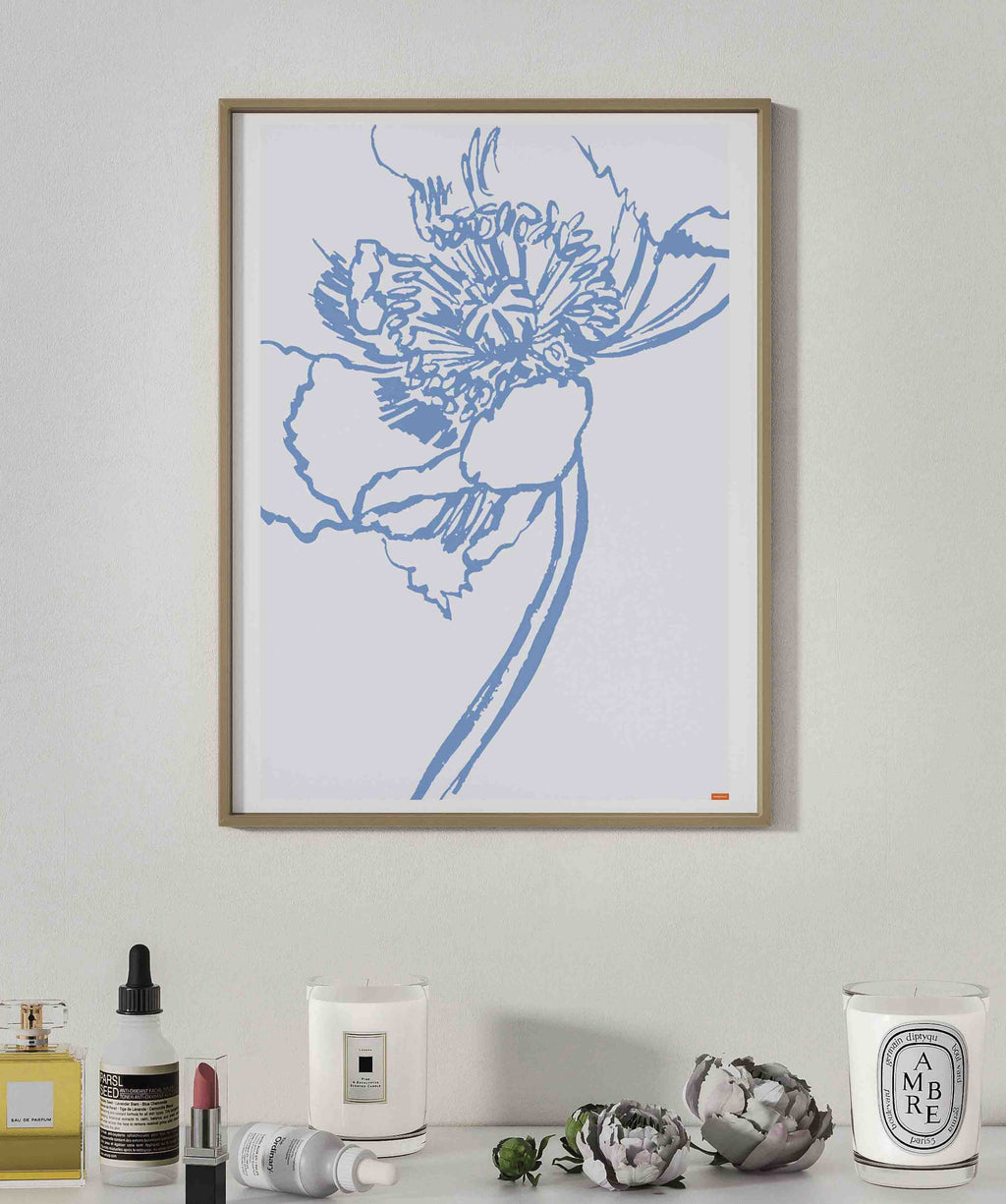 Minimalist Flower No.3 Poster