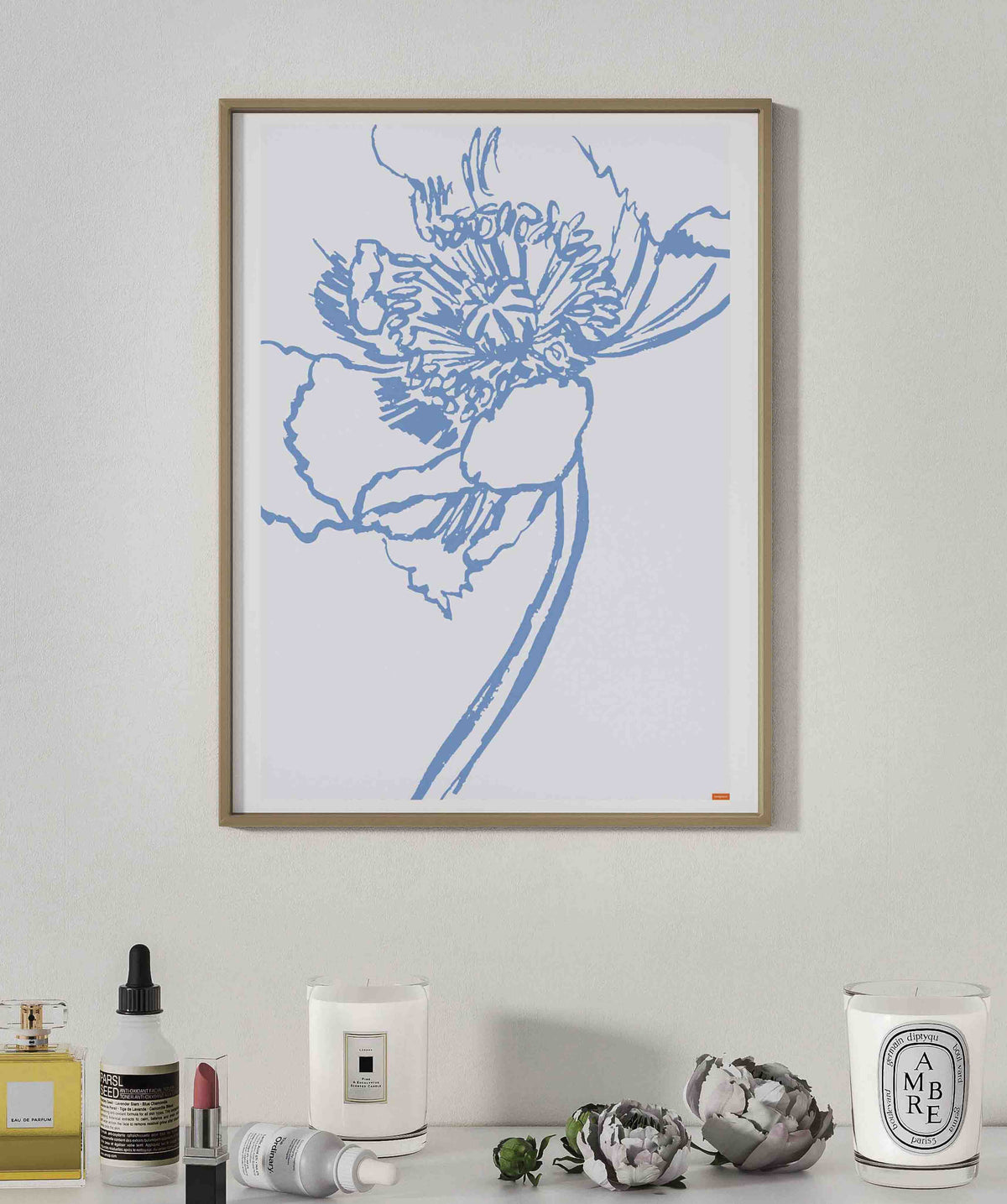 Minimalist Flower No.3 Poster