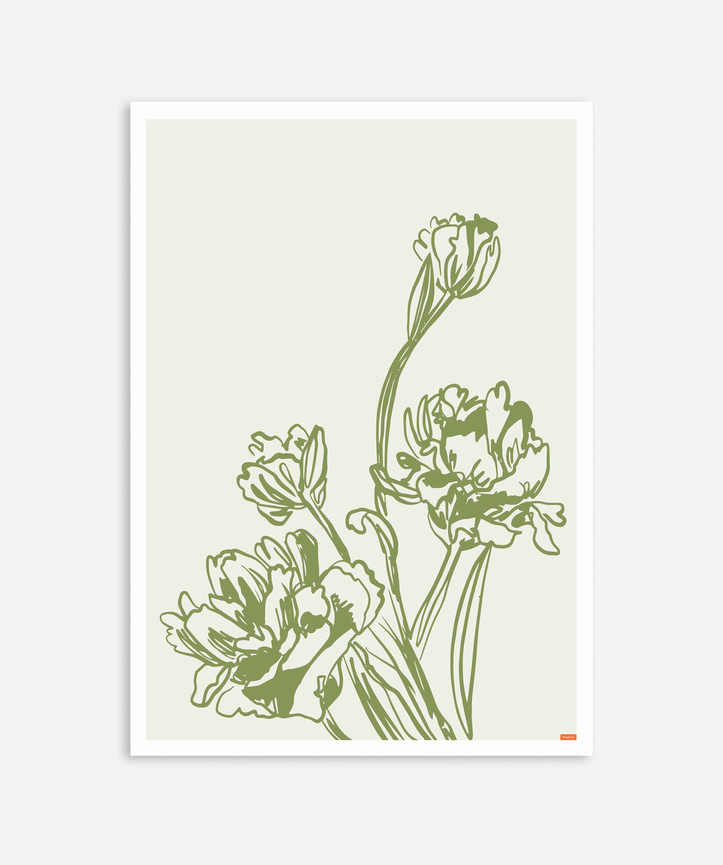 Minimalist Flower No.2 Poster