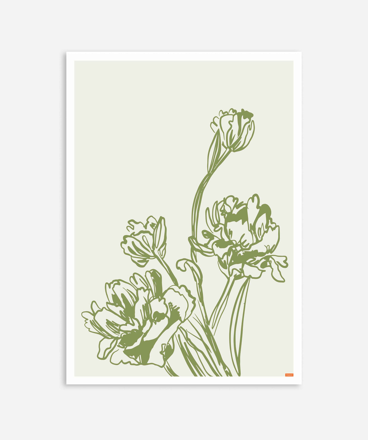 Minimalist Flower No.2 Poster