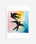 Bohemian Swallows Poster