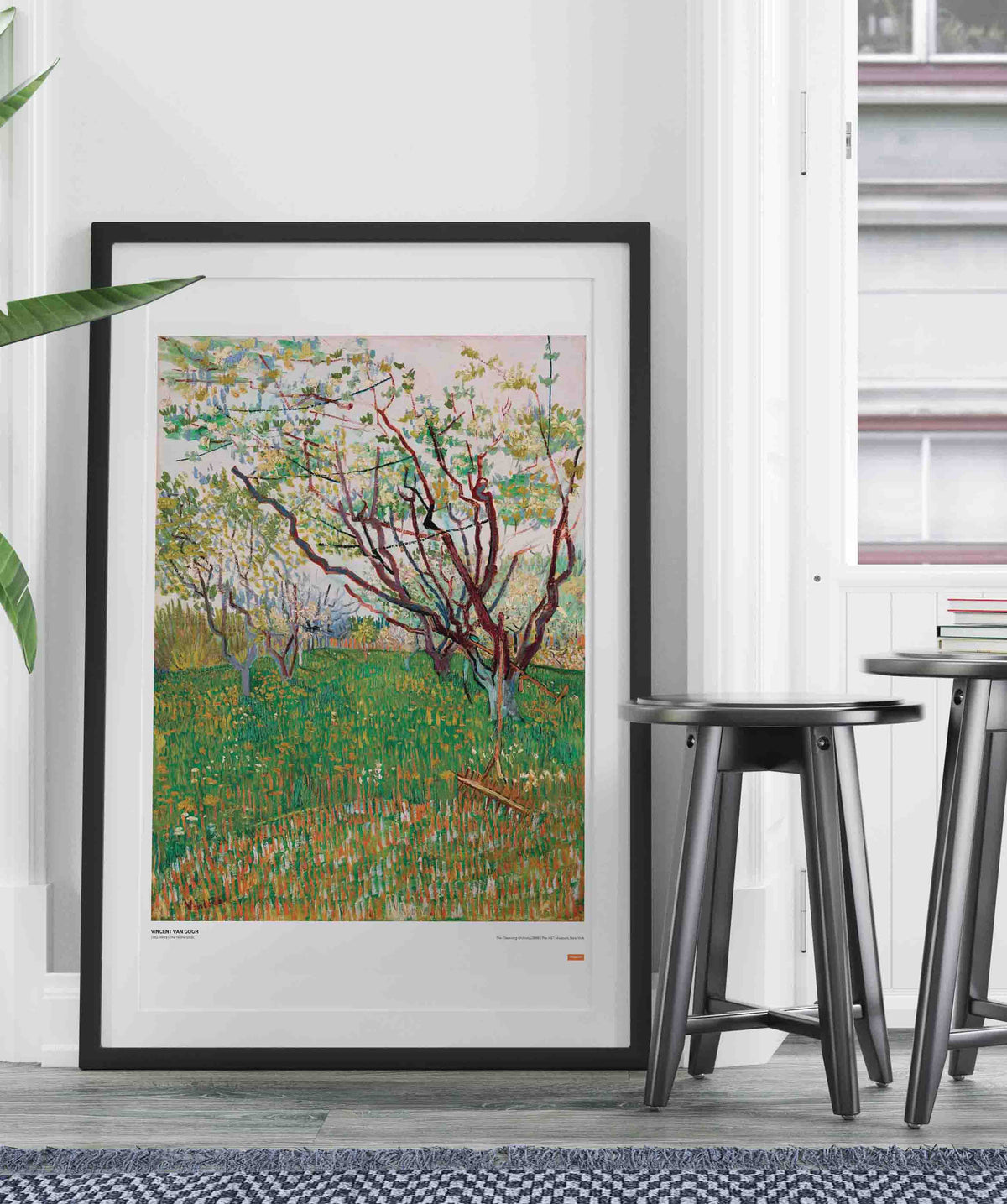 Vincent van Gogh – The Flowering Orchard Poster