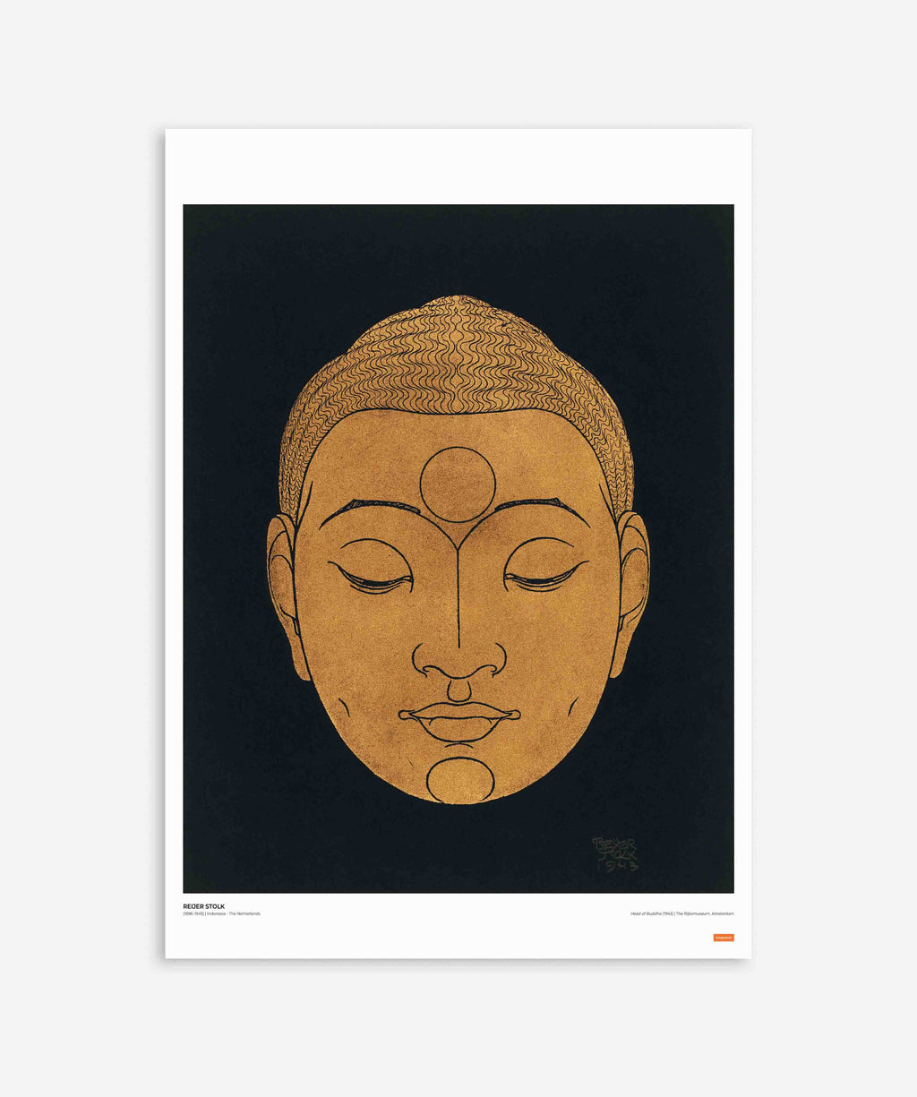 Reijer Stolk - Head of Buddha Poster