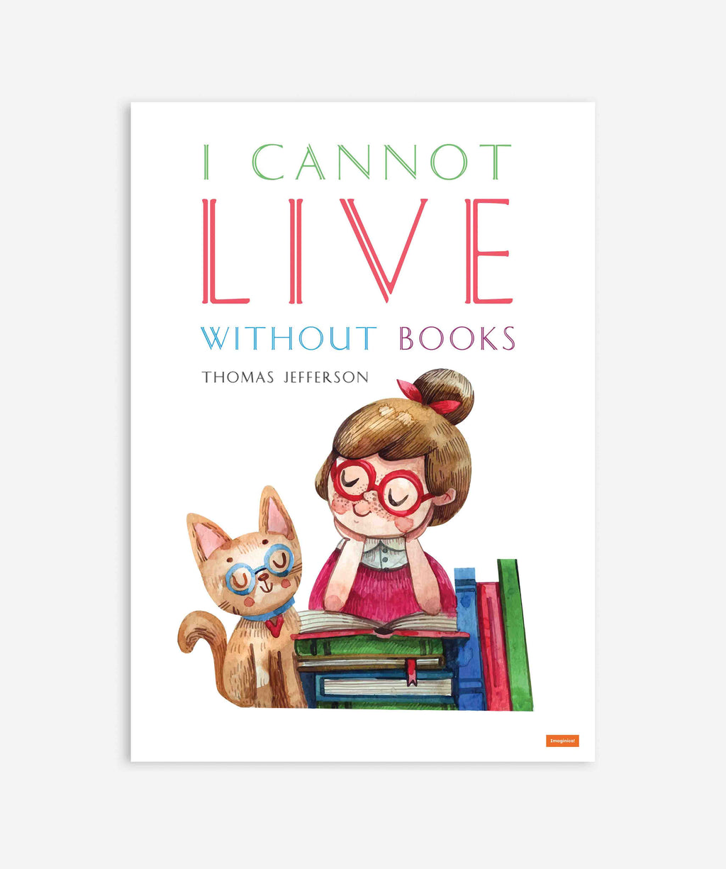 I can't live...Thomas Jefferson poster