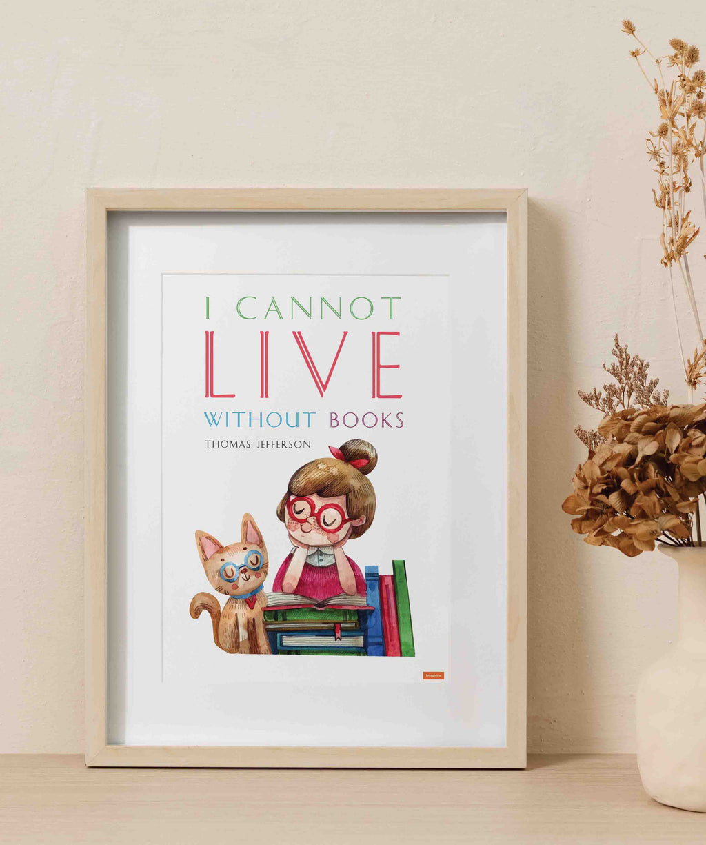 I can't live...Thomas Jefferson poster