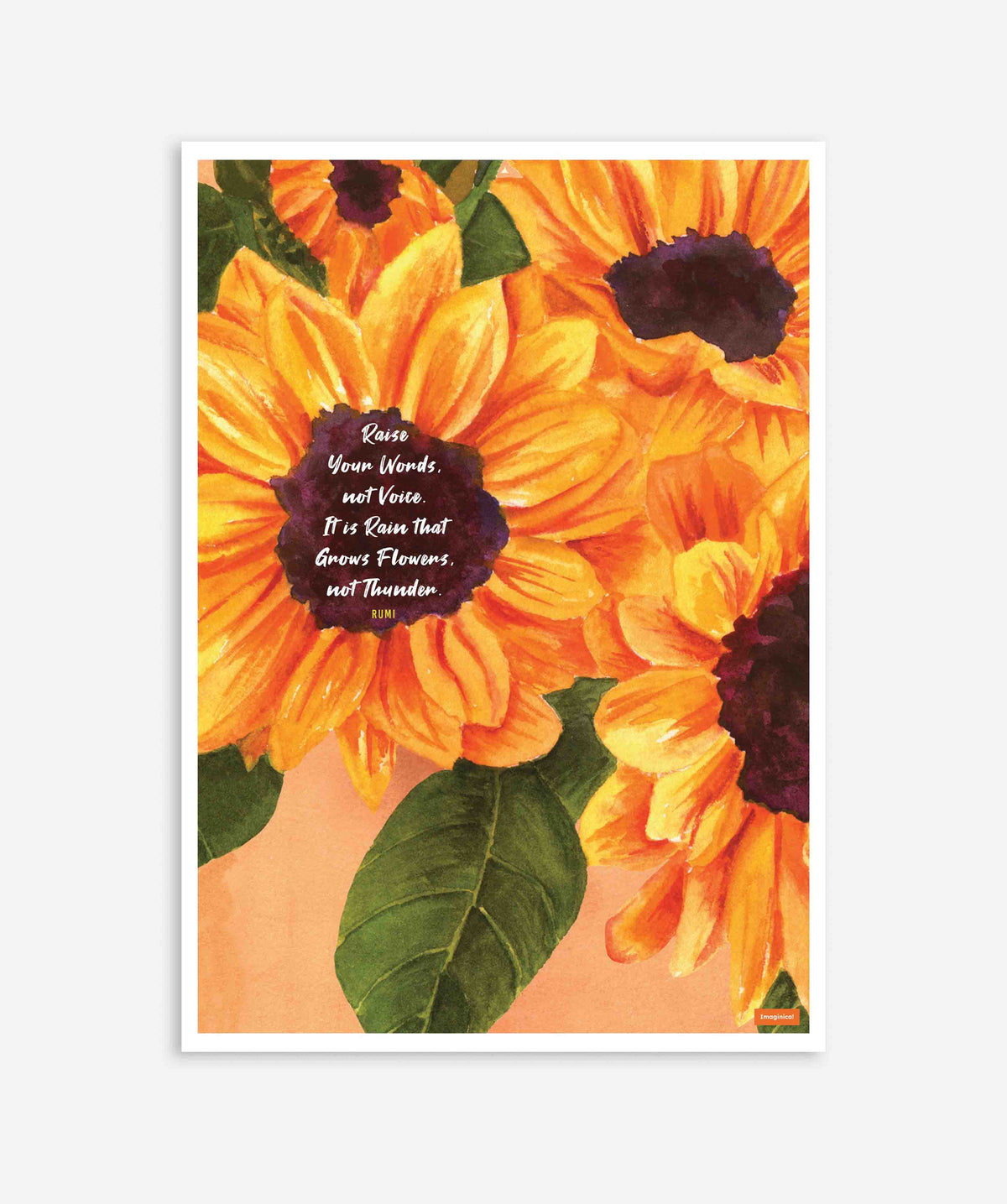 Rumi - Raise your voice...Poster