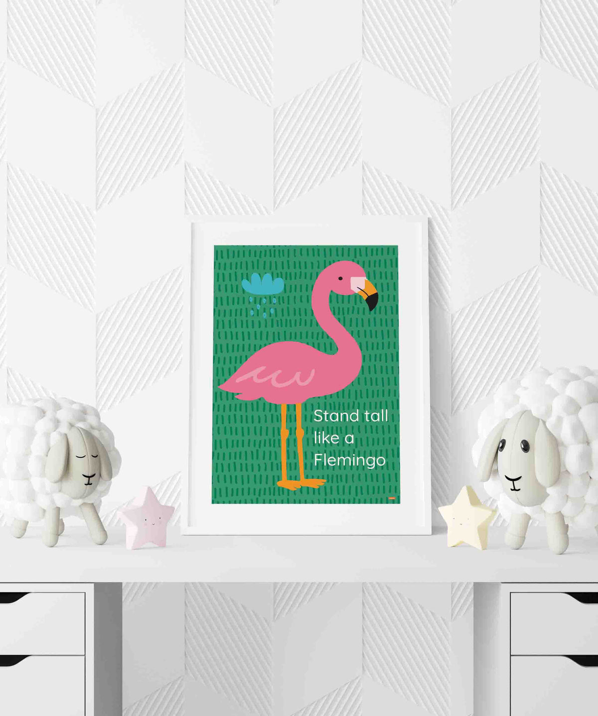 Stand Tall...Flemingo Poster